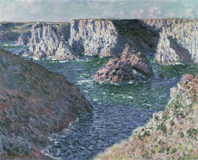 Die Felsen von Belle Ile, 1886 von Claude Monet